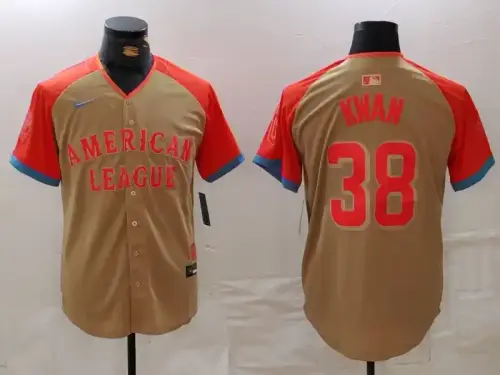 American League Steven Kwan Cream 2024 MLB All-Star Jersey