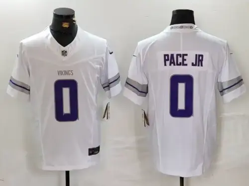 Minnesota Vikings #0 Ivan Pace Jr. White 2024 F.U.S.E. Winter Warrior Jersey