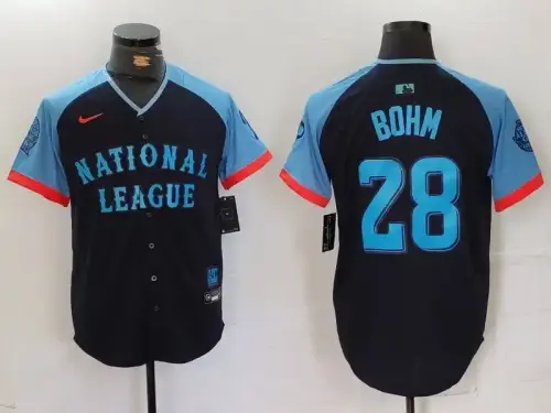 National League Alec Bohm Navy 2024 MLB All-Star Jersey